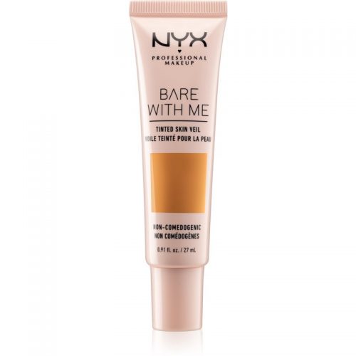 NYX Professional Makeup Bare With Me Tinted Skin Veil lekki podkład odcień 08 Nutmeg Sienna 27 ml