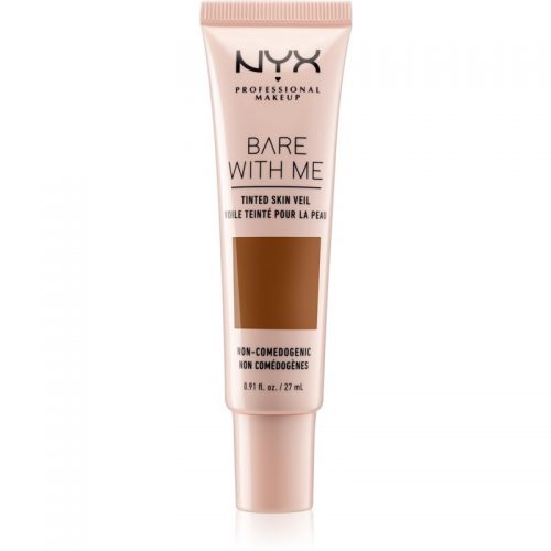 NYX Professional Makeup Bare With Me Tinted Skin Veil lekki podkład odcień 09 Deep Sable 27 ml