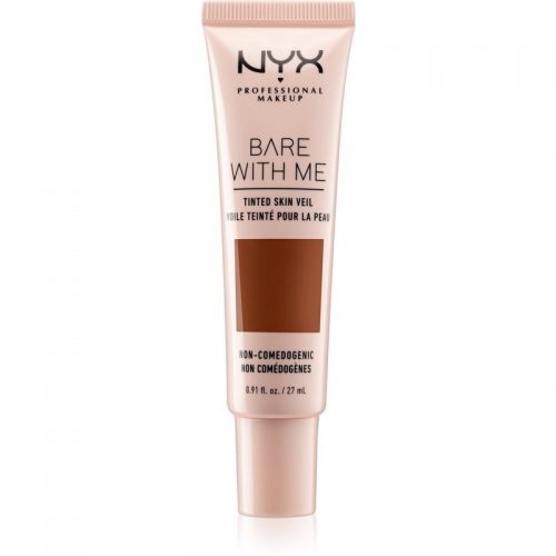 NYX Professional Makeup Bare With Me Tinted Skin Veil lekki podkład odcień 10 Deep Mocha 27 ml