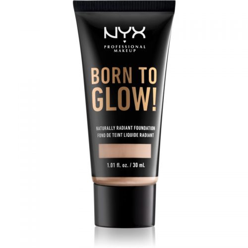 NYX Professional Makeup Born To Glow puder rozjaśniający w płynie odcień 03 Porcelain 30 ml