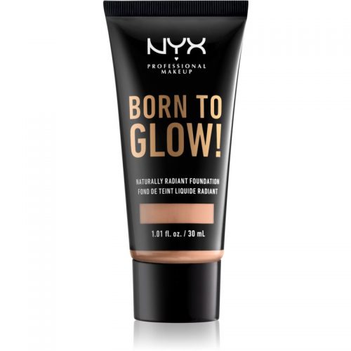 NYX Professional Makeup Born To Glow puder rozjaśniający w płynie odcień 10.5 Medium Buff 30 ml