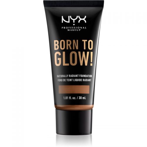 NYX Professional Makeup Born To Glow puder rozjaśniający w płynie odcień 17 Cappuccino 30 ml