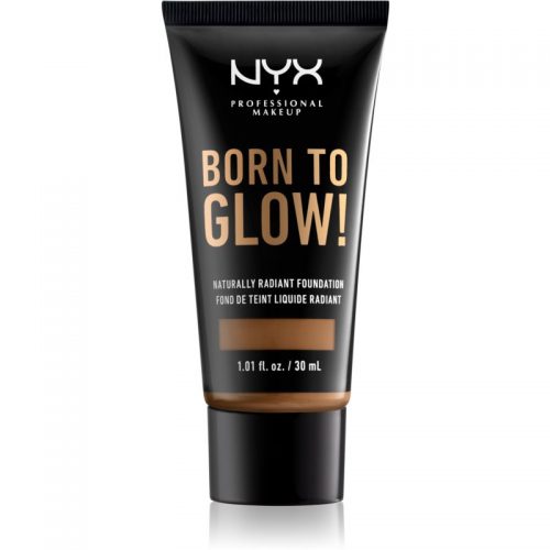 NYX Professional Makeup Born To Glow puder rozjaśniający w płynie odcień 17.5 Sienna 30 ml