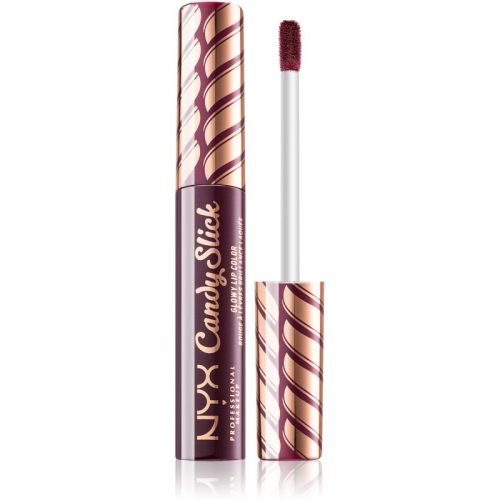 NYX Professional Makeup Candy Slick Glowy Lip Color błyszczyk do ust wysoko napigmentowany odcień 08 Cherry Cola 7,5 ml