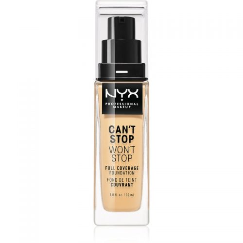 NYX Professional Makeup Can’t Stop Won’t Stop podkład mocno kryjący odcień 08 True Beige 30 ml
