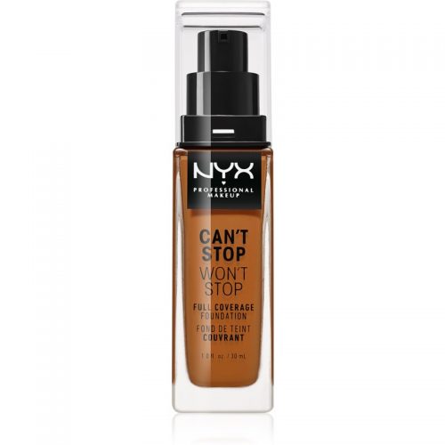 NYX Professional Makeup Can’t Stop Won’t Stop podkład mocno kryjący odcień 21 Cocoa 30 ml