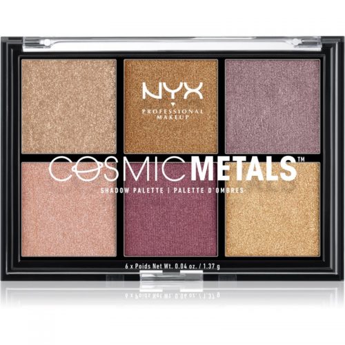 NYX Professional Makeup Cosmic Metals™ paleta cieni do powiek odcień 01 8,22 g