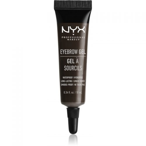 NYX Professional Makeup Eyebrow Gel wodoodporny żel do brwi odcień 05 Black 10 ml