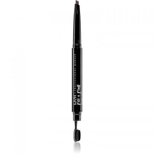 NYX Professional Makeup Fill & Fluff automatyczna kredka do brwi odcień 05 – Ash Brown