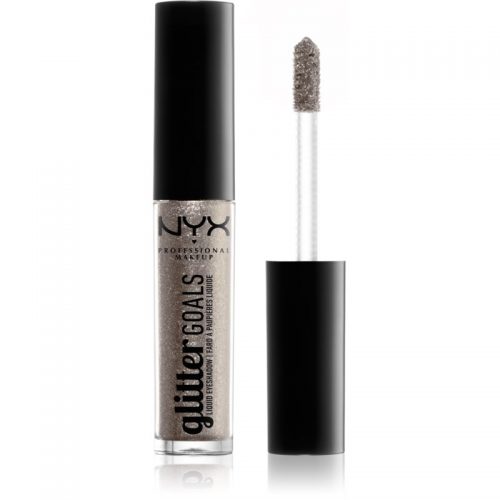 NYX Professional Makeup Glitter Goals brokatowe cienie do powiek w płynie odcień 04 Oui Out 3,4 g
