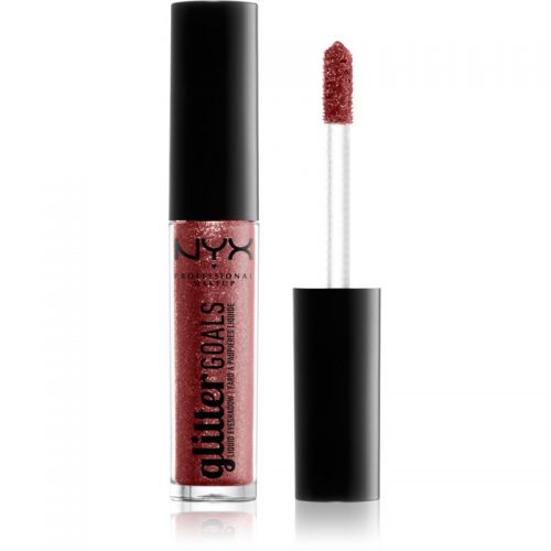 NYX Professional Makeup Glitter Goals brokatowe cienie do powiek w płynie odcień 06 Poppy Fields 3,4 g