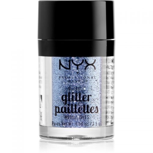 NYX Professional Makeup Glitter Goals metaliczny brokat do twarzy i ciała odcień 02 Darkside 2,5 g