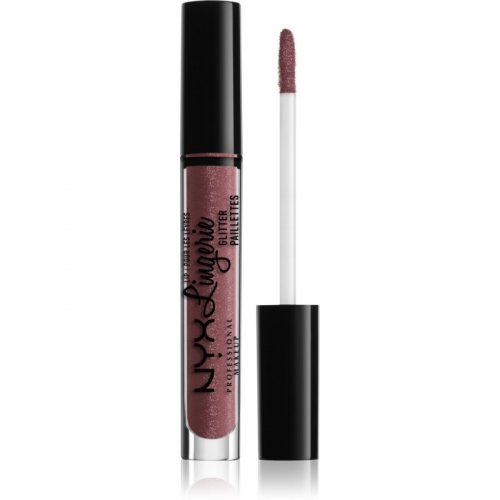 NYX Professional Makeup Lip Lingerie Glitter błyszczyk do ust z brokatem odcień 07 Honeymoon 3,4 ml