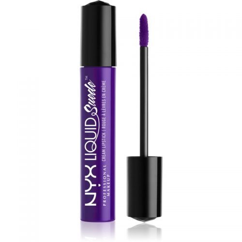 NYX Professional Makeup Liquid Suede™ Cream wodoodporna szminka w płynie z matowym finiszem odcień 10 Amethyst 4 ml