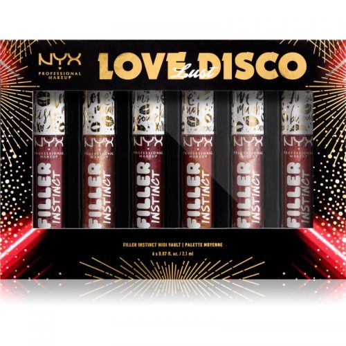 NYX Professional Makeup Love Lust Disco Filler Instinct zestaw upominkowy 6 x 2,1 ml