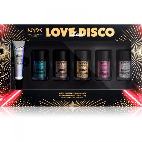 NYX Professional Makeup Love Lust Disco Glitter Vault zestaw kosmetyków dekoracyjnych