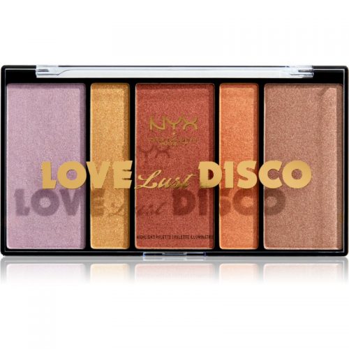 NYX Professional Makeup Love Lust Disco Highlight paleta rozjaśniaczy 28,4 g
