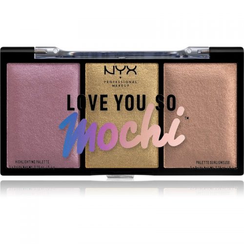 NYX Professional Makeup Love You So Mochi paleta rozjaśniaczy odcień 01 Lit Life 3 x 5,4 g
