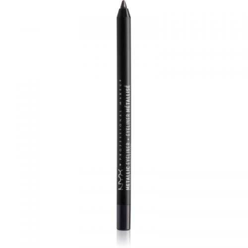 NYX Professional Makeup Metallic Eyeliner metaliczna kredka do oczu odcień 06 Black Metal 1,3 g