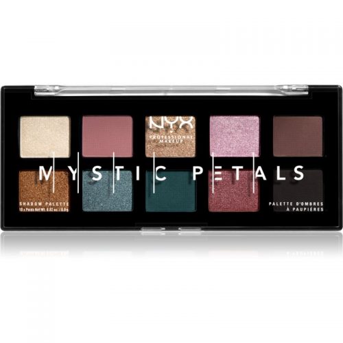 NYX Professional Makeup Mystic Petals paleta cieni do powiek odcień Dark Mystic 10 x 0,8 g