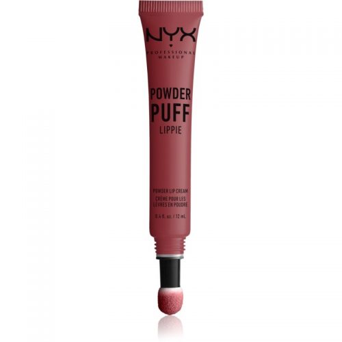 NYX Professional Makeup Powder Puff Lippie szminka z aplikatorem w formie gąbeczki odcień 04 Squad Goals 12 ml