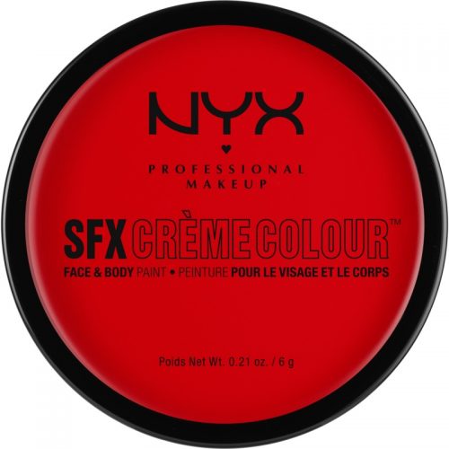 NYX Professional Makeup SFX Creme Colour™ make up do twarzy i ciała odcień 01 Red 6 g