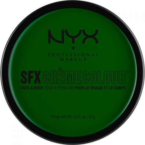 NYX Professional Makeup SFX Creme Colour™ make up do twarzy i ciała odcień 04 Green 6 g