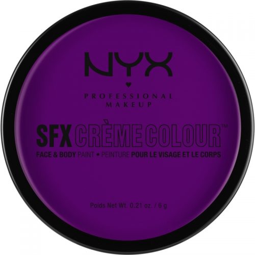 NYX Professional Makeup SFX Creme Colour™ make up do twarzy i ciała odcień 06 Purple 6 g