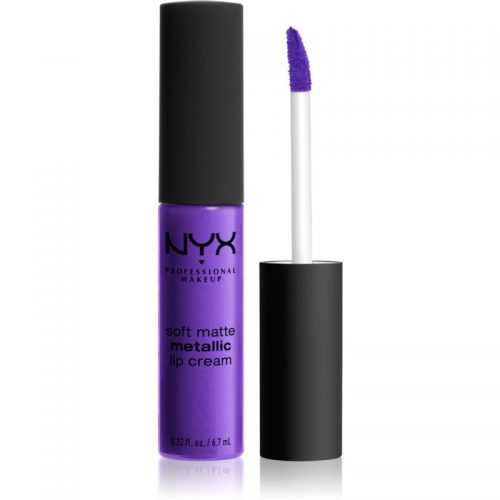 NYX Professional Makeup Soft Matte Metallic Lip Cream szminka w płynie z matowym wykończeniem odcień 05 Havana 6,7 ml