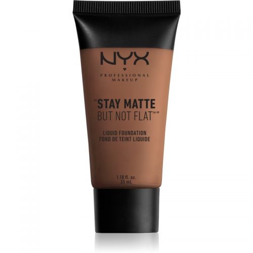 NYX Professional Makeup Stay Matte But Not Flat podkład w płynie z matowym wykończeniem odcień 19 Cocoa 35 ml