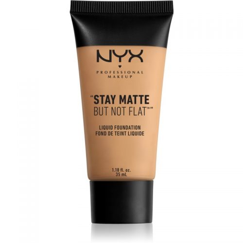 NYX Professional Makeup Stay Matte But Not Flat podkład w płynie z matowym wykończeniem odcień 07 Warm Beige 35 ml