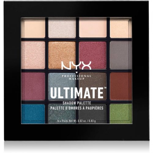 NYX Professional Makeup Ultimate Shadow paleta cieni do powiek odcień 01 Smokey And Highlight 16 x 0,83 g