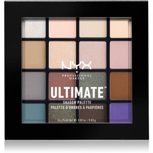NYX Professional Makeup Ultimate Shadow paleta cieni do powiek odcień 02 Cool Neutrals 16 x 0,83 g