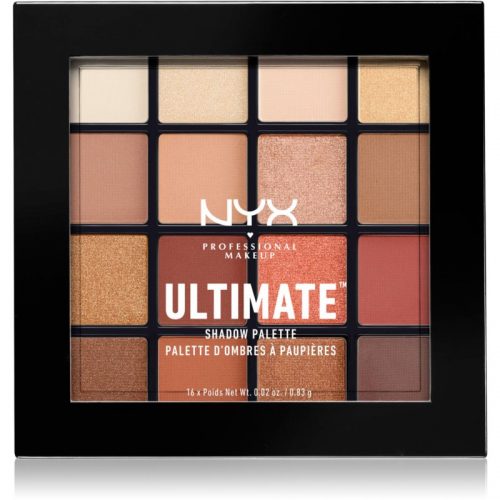NYX Professional Makeup Ultimate Shadow paleta cieni do powiek odcień 03 Warm Neutrals 16 x 0,83 g