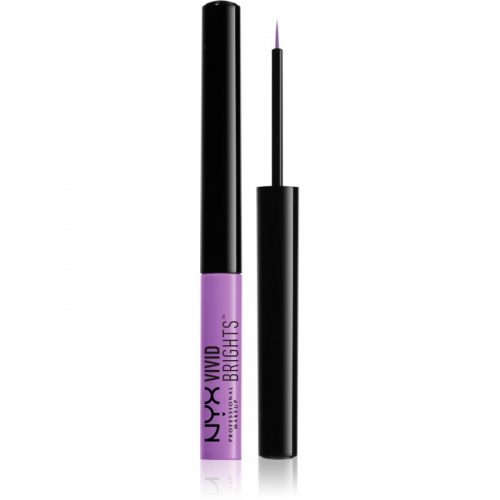 NYX Professional Makeup Vivid Brights kolorowe eyelinery w płynie odcień 09 Vivid Blossom 2 ml