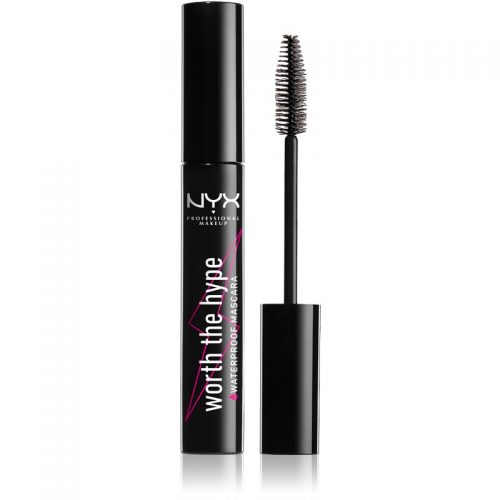 NYX Professional Makeup Worth The Hype wodoodporny tusz do rzęs odcień 01 Black 7 ml