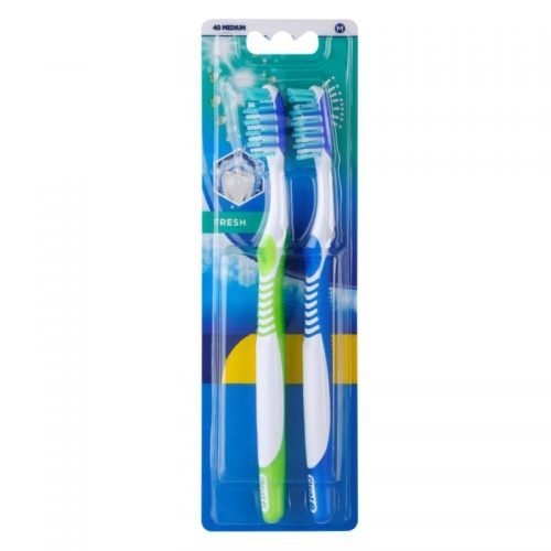 Oral B 3D White Fresh szczoteczki do zębów medium 2 szt. Green & Blue 2 szt.