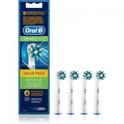 Oral B Cross Action EB 50 głowica wymienna 4 szt.