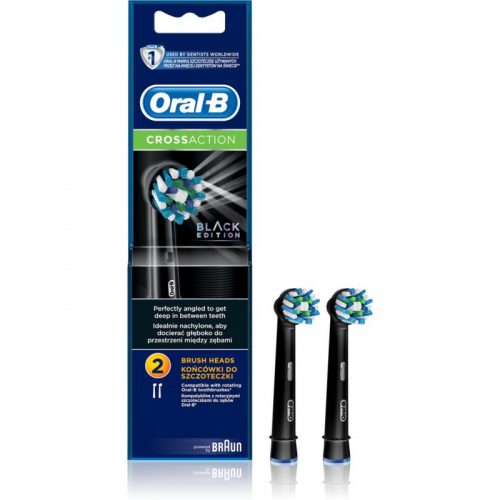 Oral B Cross Action EB 50 końcówki wymienne do szczoteczki do zębów 2 szt.