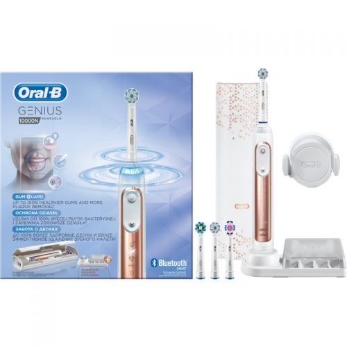 Oral B Genius 10000N Rosegold elektryczna szczoteczka do zębów D701.545.6XC