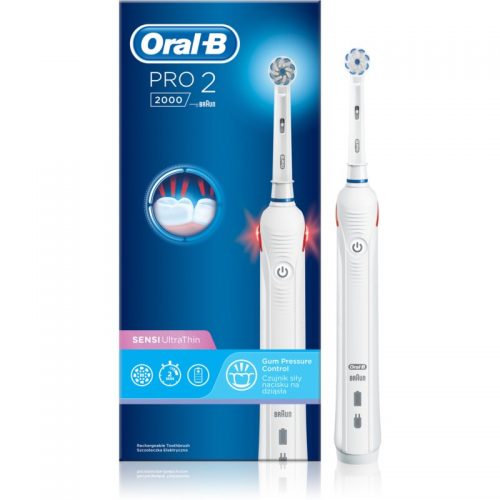 Oral B PRO 2 2000 Sensi UltraThin D501.513.2 elektryczna szczoteczka do zębów D501.513.2