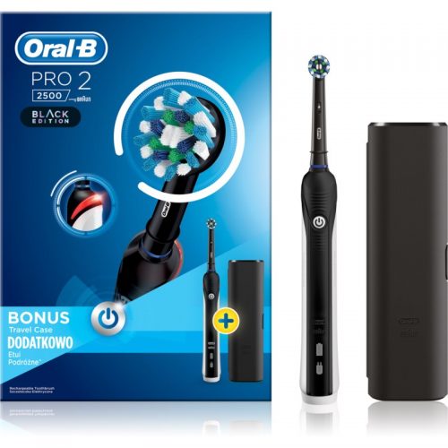 Oral B PRO 2 2500 D501.513.2X elektryczna szczoteczka do zębów z futerałem