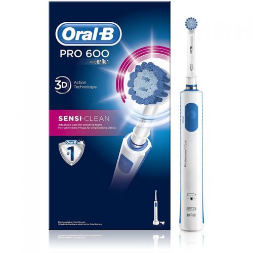 Oral B Pro 600 D16.513.1 Sensi Clean elektryczna szczoteczka do zębów