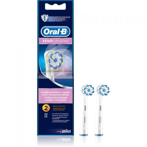 Oral B Sensitive UltraThin EB 60 końcówki wymienne do szczoteczki do zębów 2 szt.