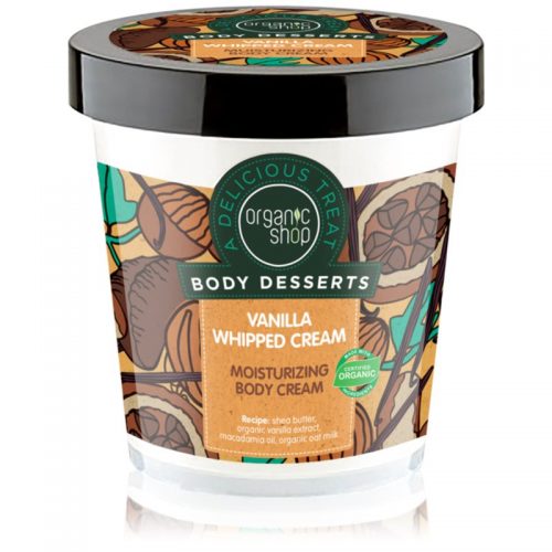 Organic Shop Body Desserts Vanilla nawilżający krem do ciała 450 ml