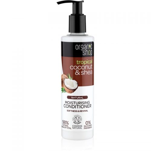 Organic Shop Natural Coconut & Shea odżywka nawilżająca do włosów suchych i zniszczonych 280 ml