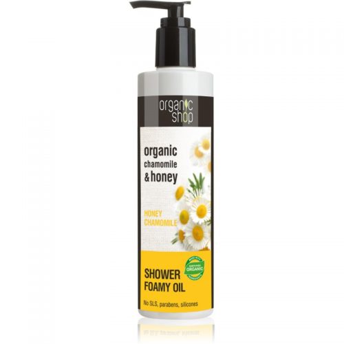 Organic Shop Organic Chamomile & Honey pielęgnujący olejek pod prysznic 280 ml