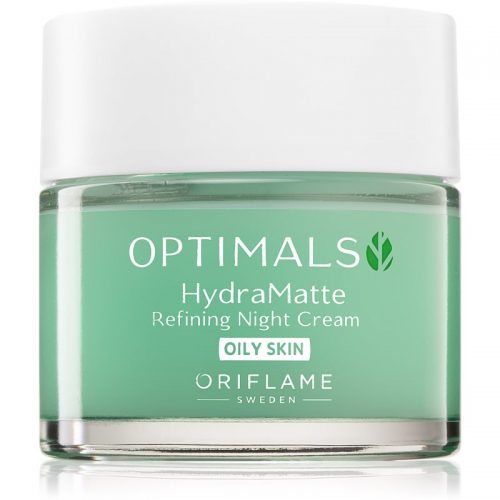 Oriflame Optimals nawilżający krem na noc do skóry tłustej 50 ml