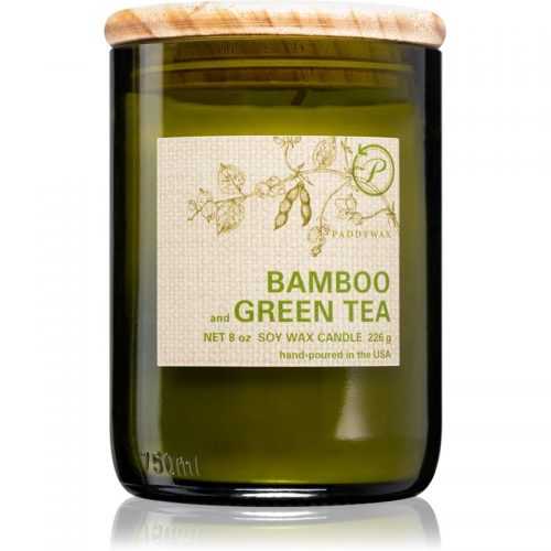 Paddywax Eco Green Bamboo & Green Tea świeczka zapachowa 226 g