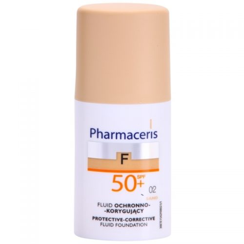 Pharmaceris F-Fluid Foundation fluid ochronno-korygujący SPF 50+ odcień 02 Sand 30 ml